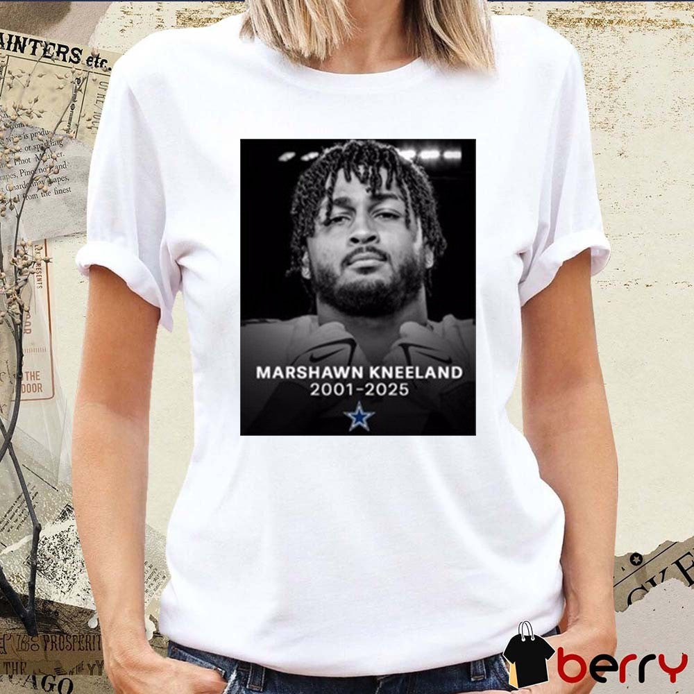 Jon Machota Marshawn Kneeland RIP 2001-2025 Dallas Cowboys Poster t-shirt