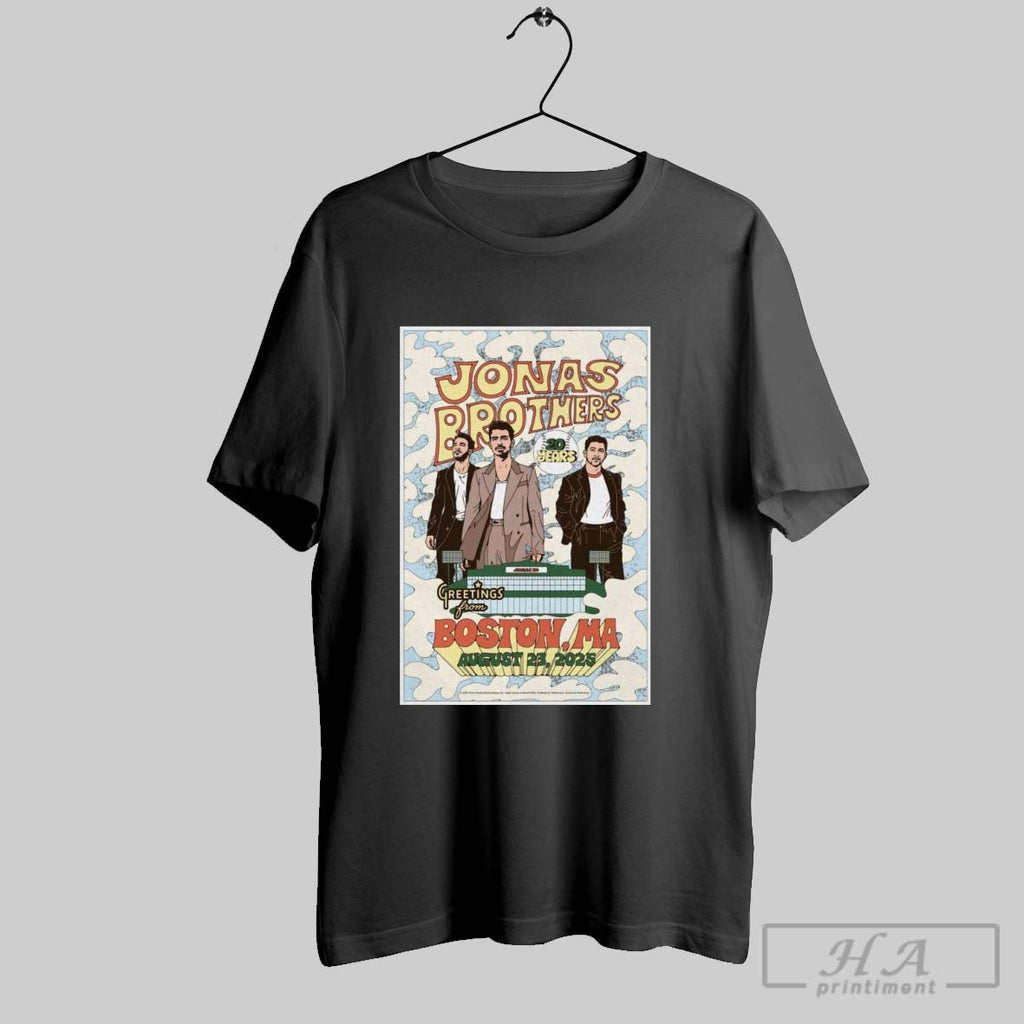 Official Jonas Brothers August 23 2025 Fenway Park In Boston Ma Poster