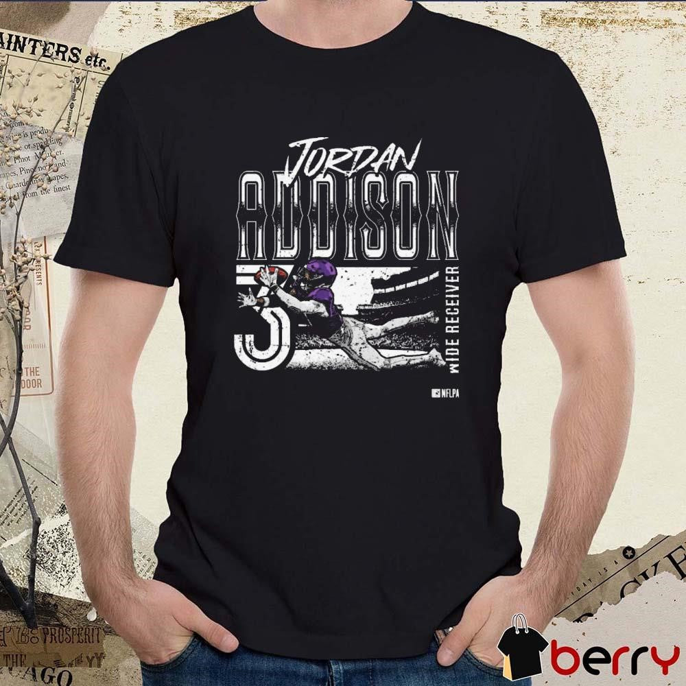 Jordan Addison Minnesota Vikings Wide Receiver One-Handed Catch t-shirt