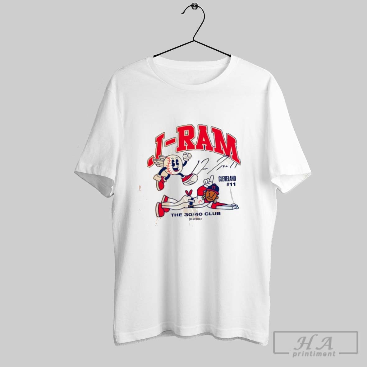 Official Jose Ramirez Cleveland Guardians J Ram The 30 40 Club