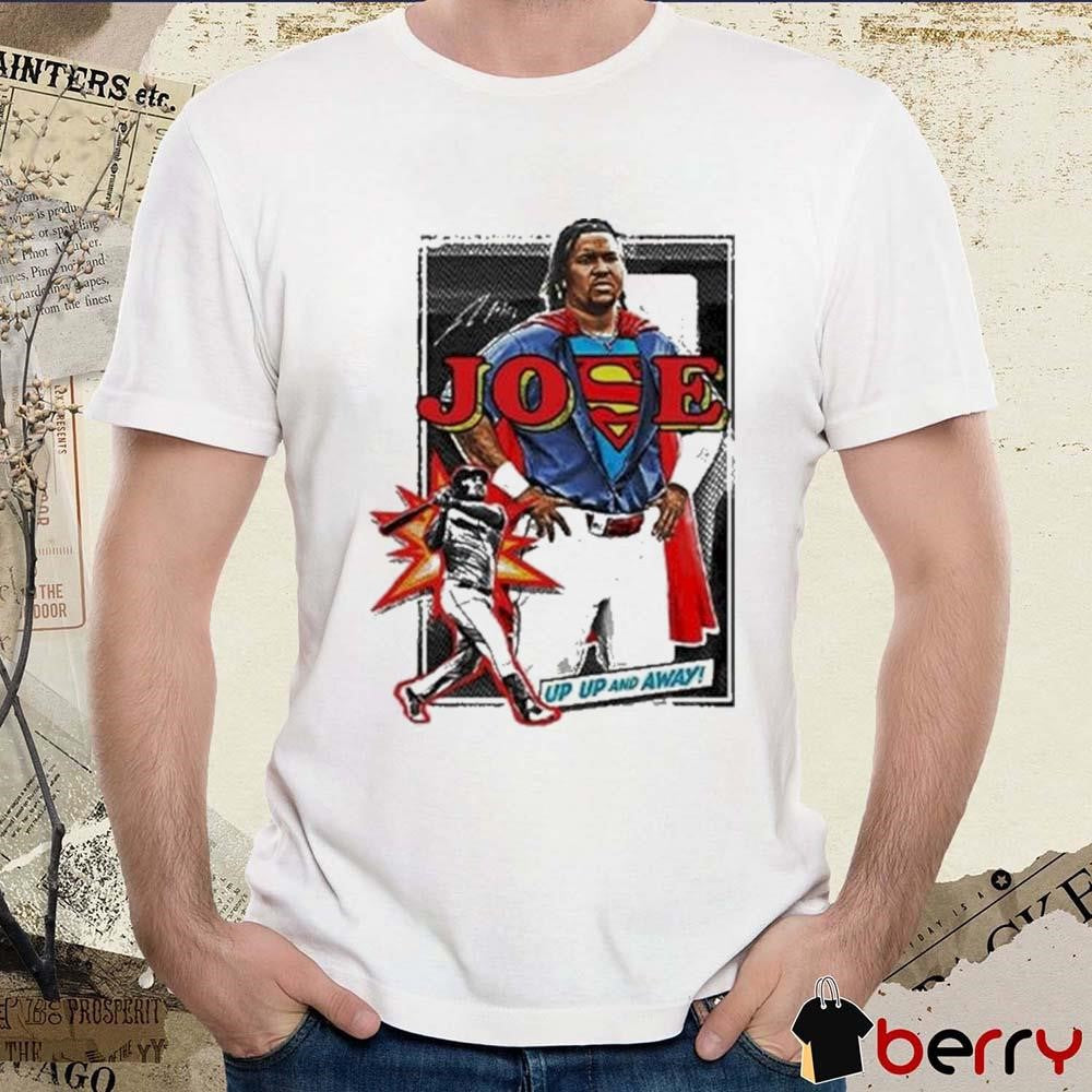 Jose Ramirez Cleveland Guardians Up Up And Away Superman Signature 2024 t-shirt