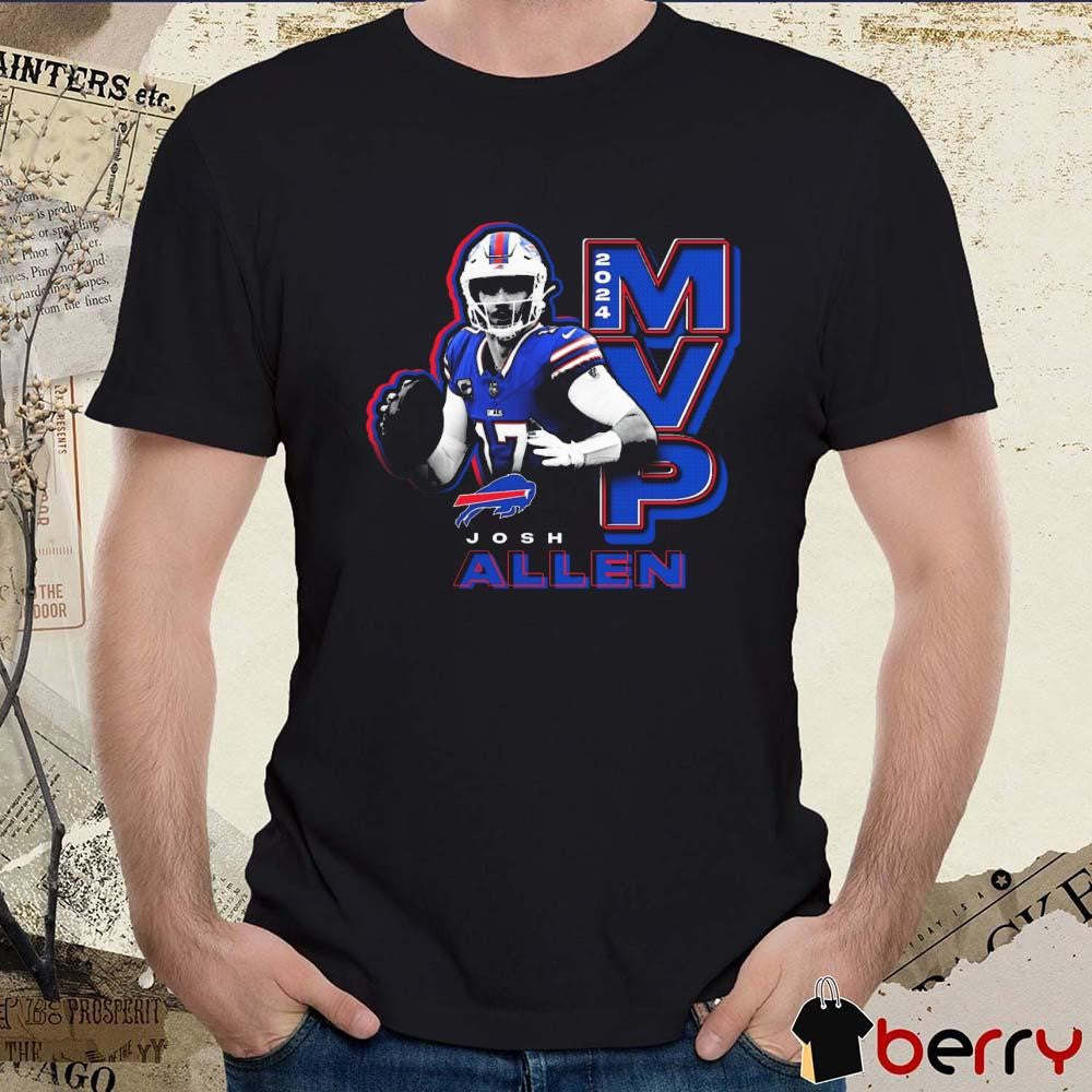 Josh Allen Buffalo Bills Football 2024 MVP NFL Honors awards Graphic t-shirt