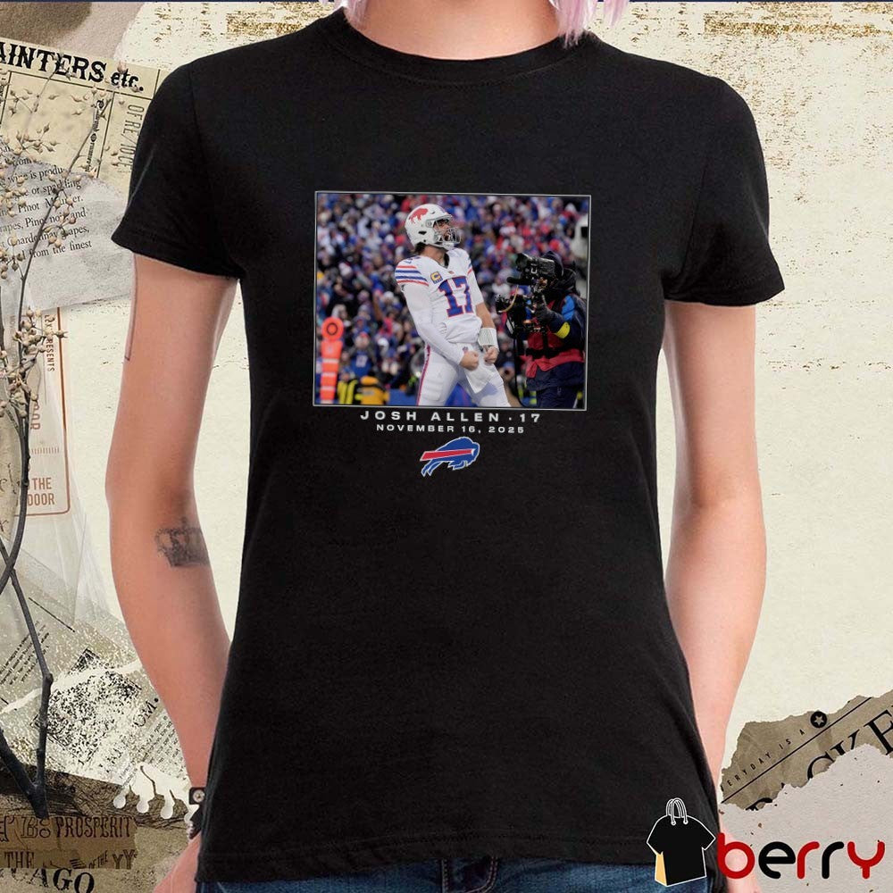 Josh Allen Buffalo Bills NFL Flash Features Week 11 November 16 2025 t-shirt