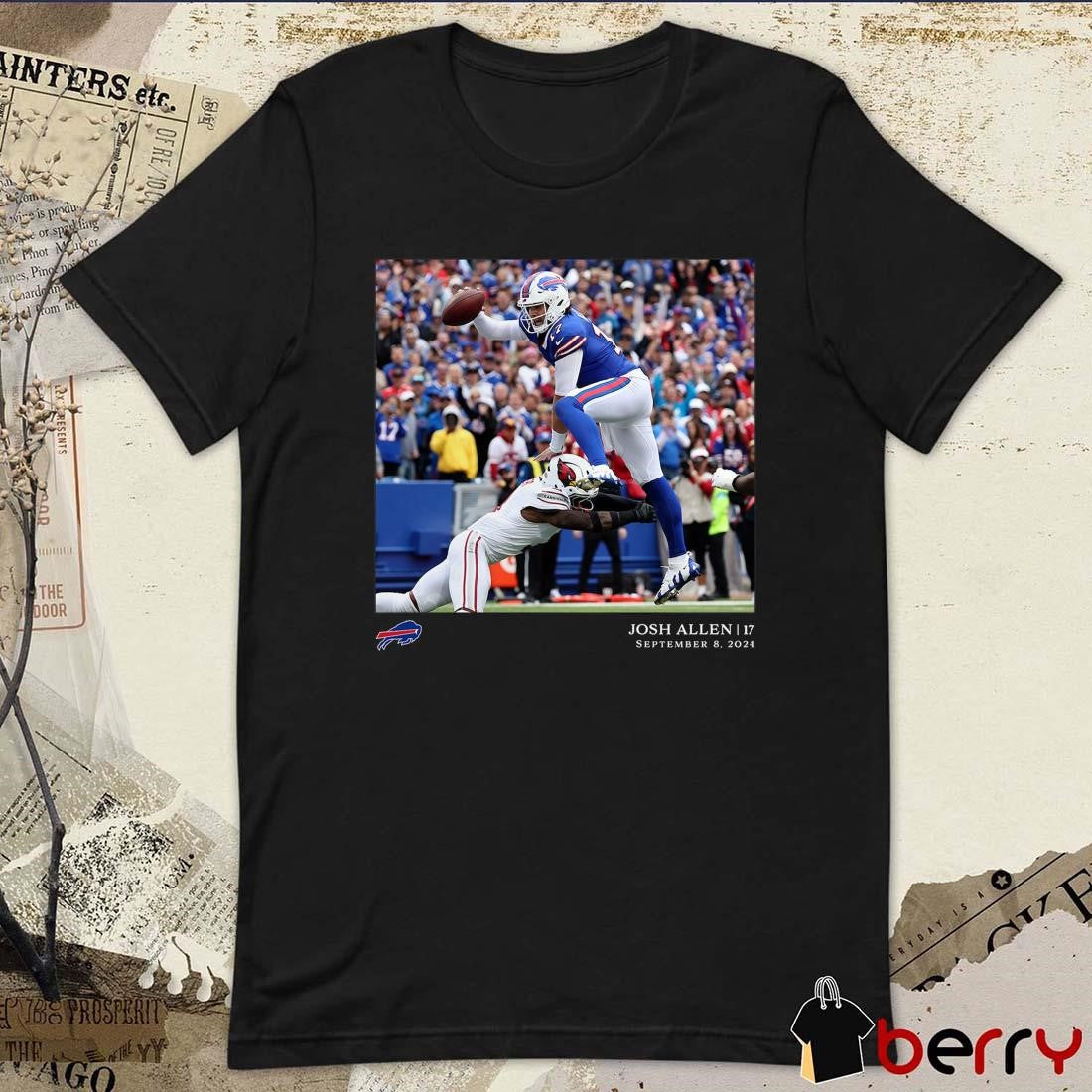 Josh Allen Buffalo Bills NFL Flash Features Week Sept 8 2024 t-shirt