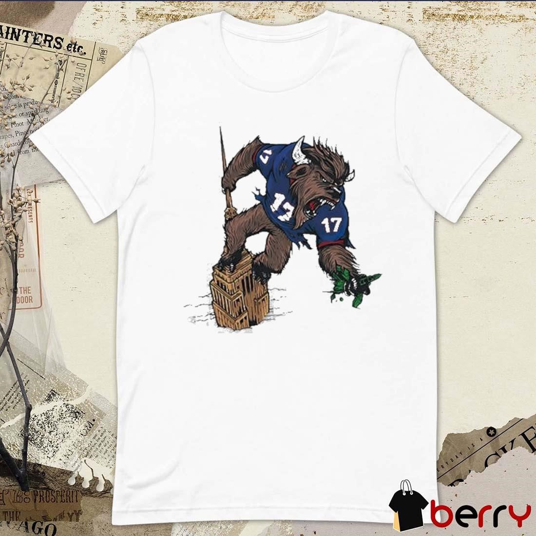 Josh Allen Buffalo Bills beats New York Jets on the top Empire State Building t-shirt