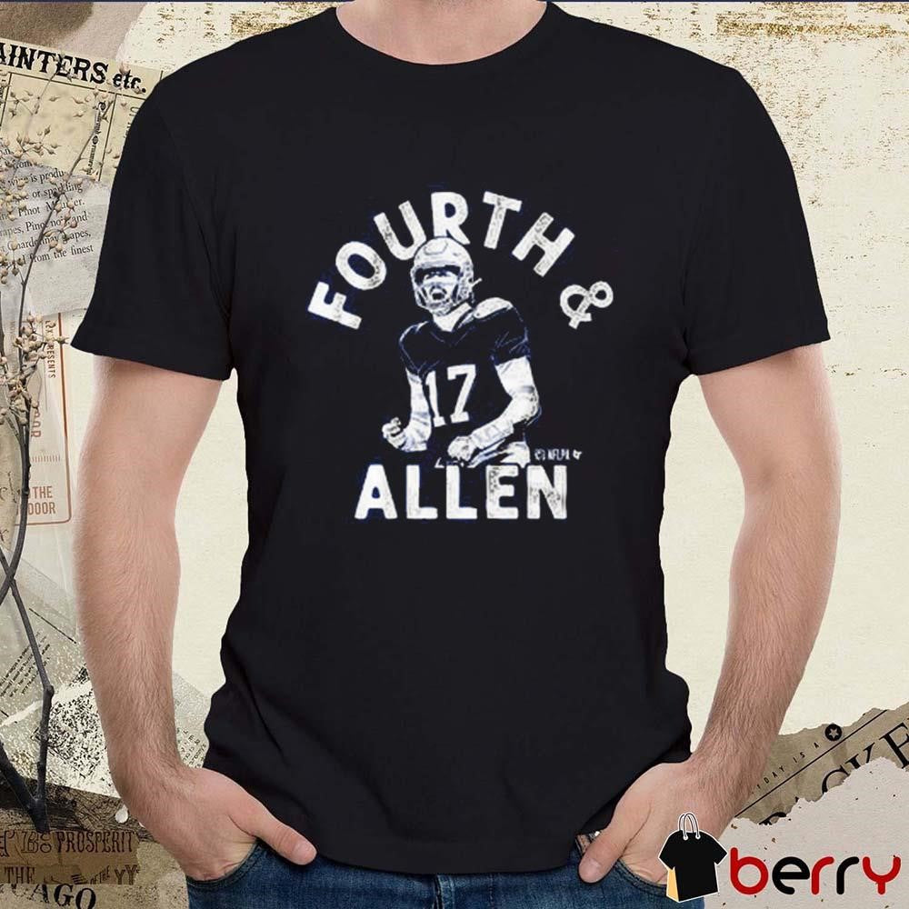 Josh Allen Fourth And Allen Buffalo Bills NFL t-shirt