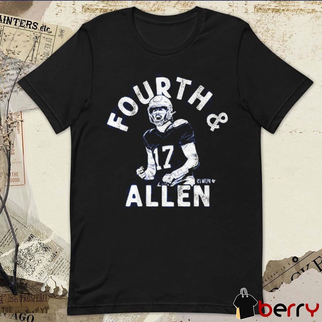 Josh Allen Fourth And Allen Buffalo Bills NFL t-shirt