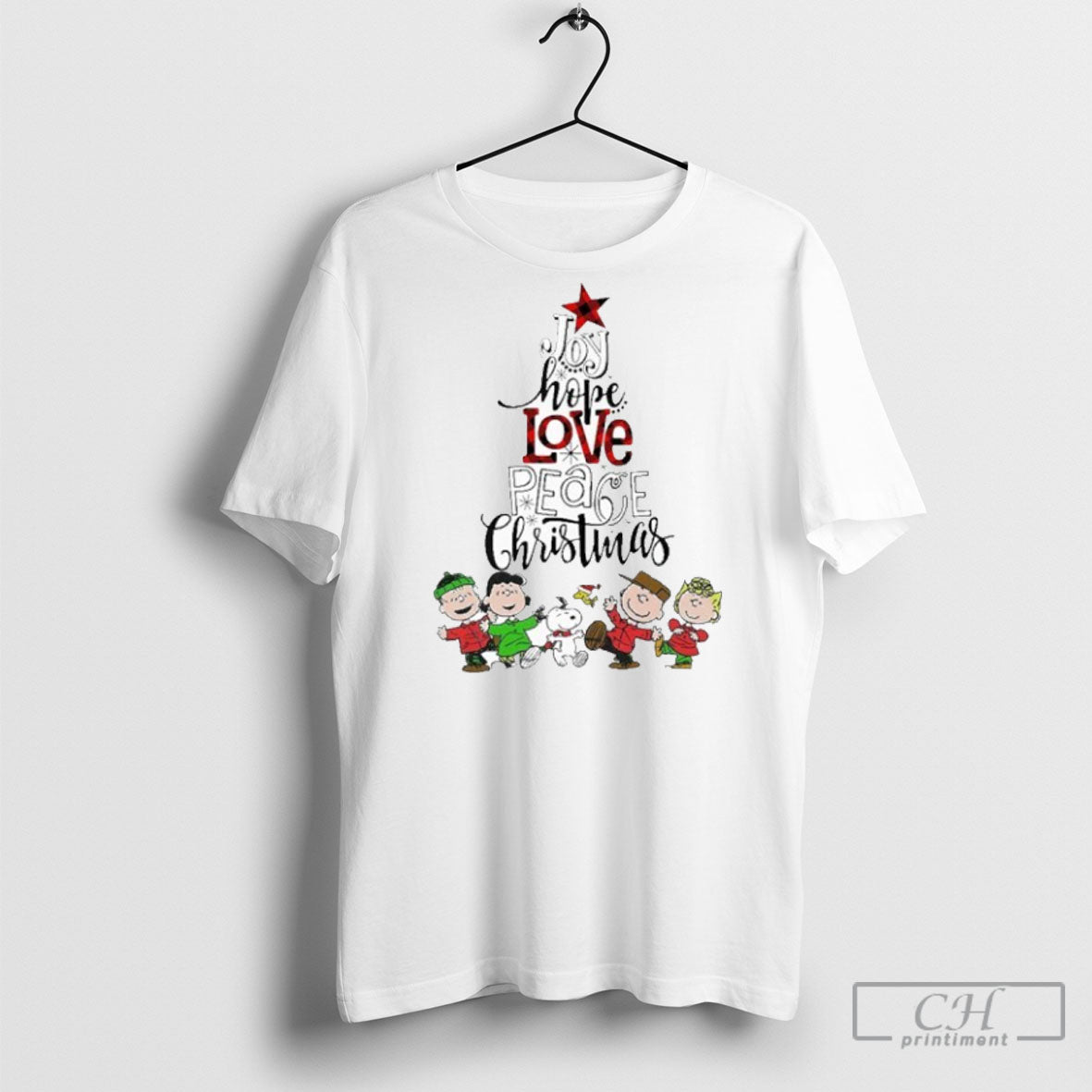 Official Joy Hope Love Peace Christmas Peanuts Shirt Sweater
