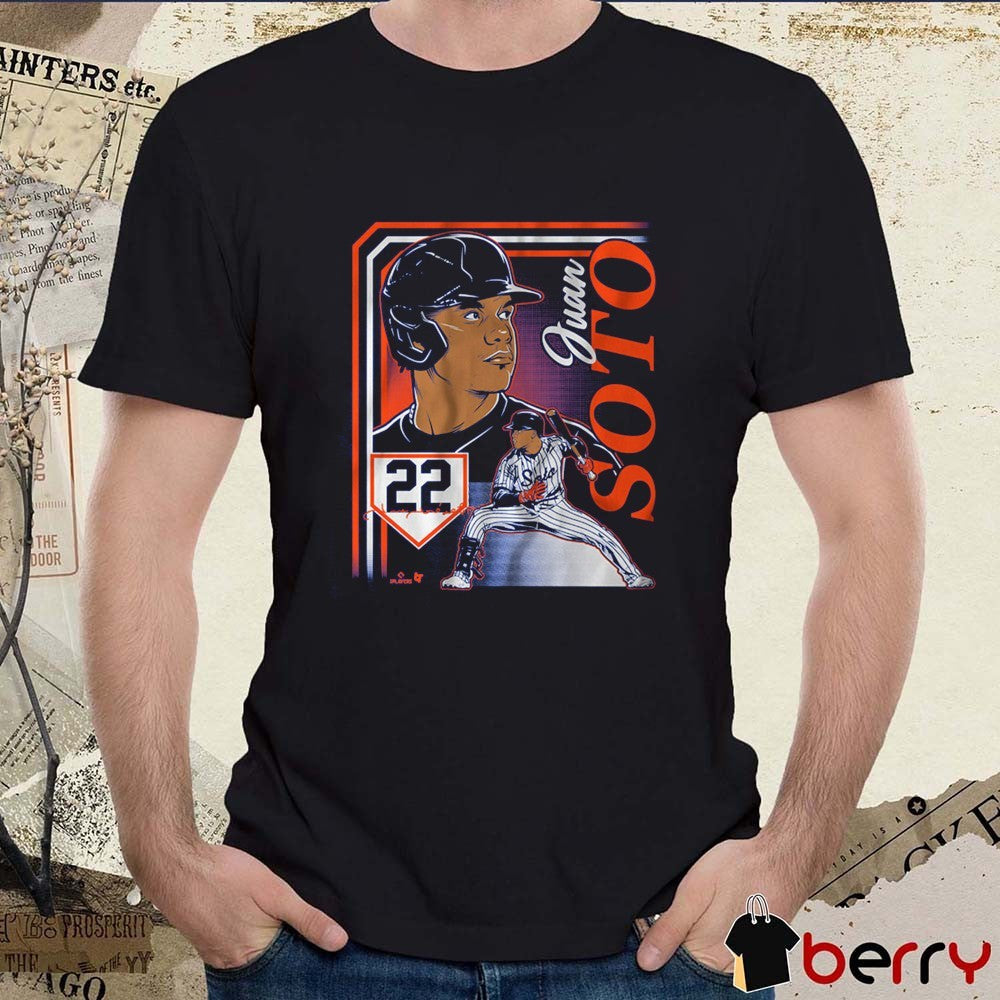 Juan Soto 22 Collage Frame New York Mets MLB Signature t-shirt
