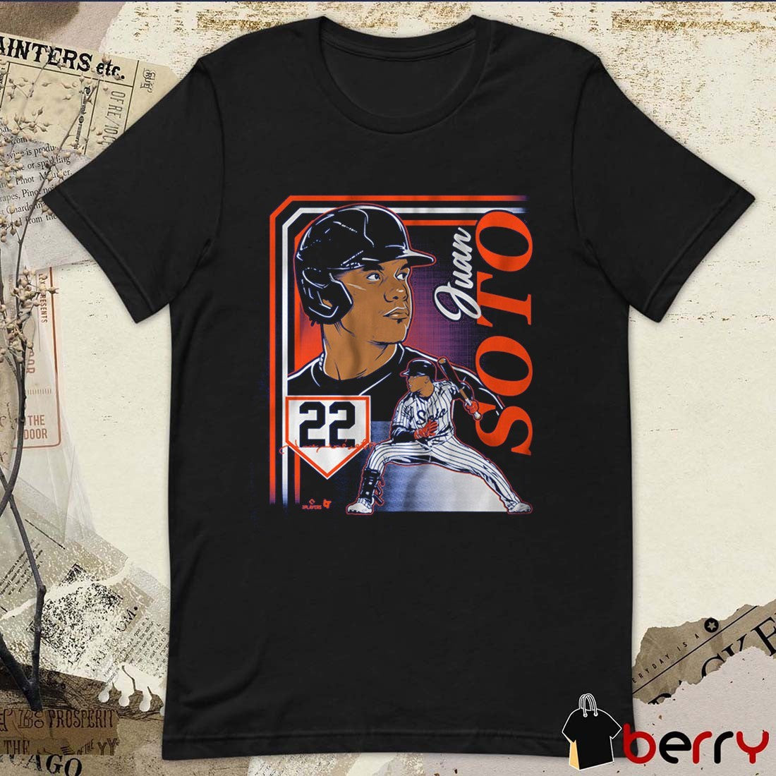 Juan Soto 22 Collage Frame New York Mets MLB Signature t-shirt