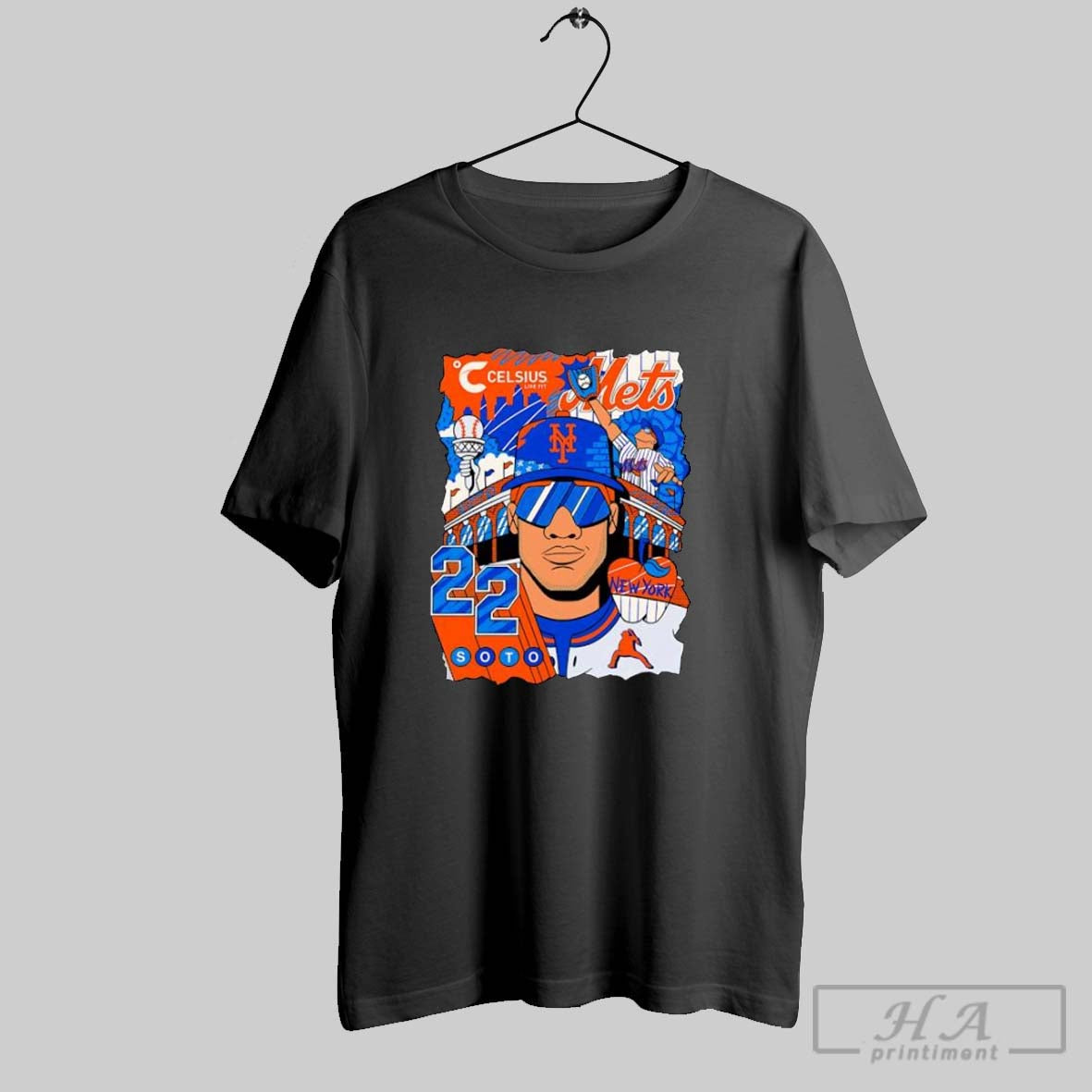 Official Juan Soto 22 New York Mets Celsius Live Fit Art