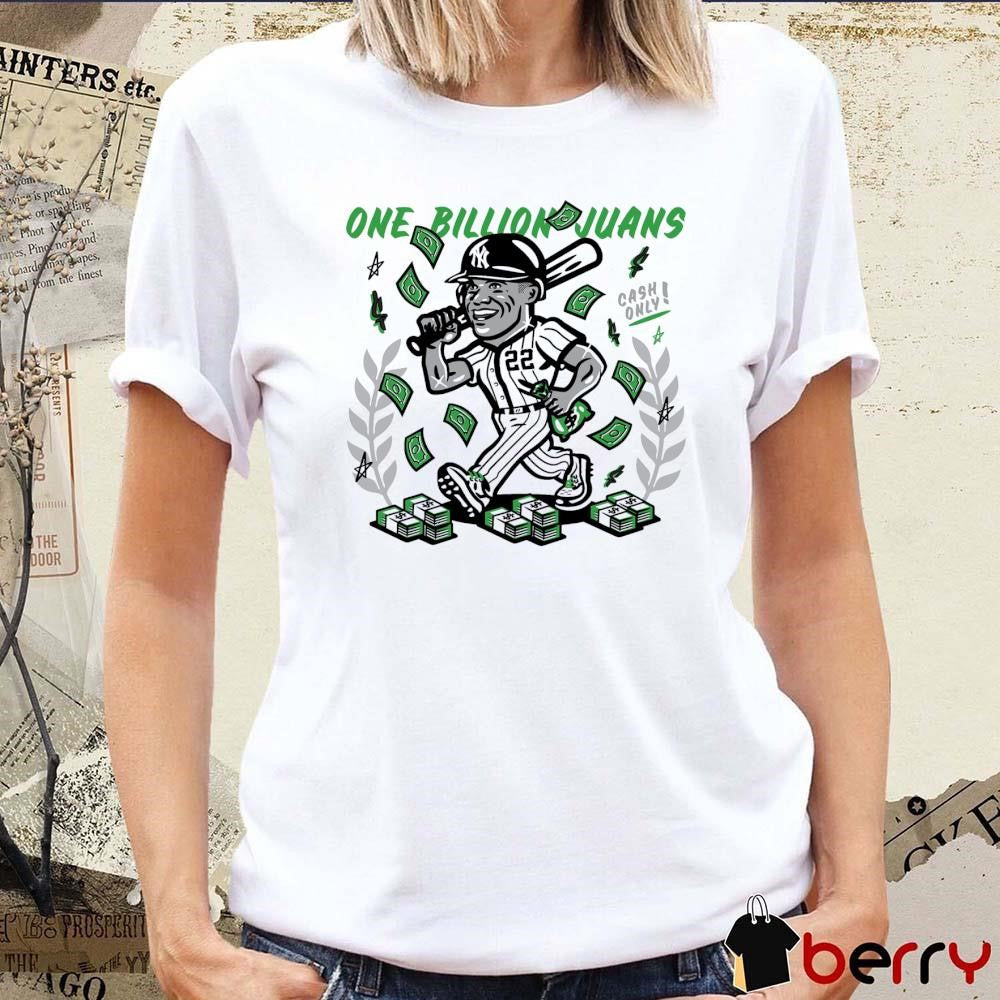 Juan Soto New York Yankees One Billion Juans Cash Only Painting t-shirt
