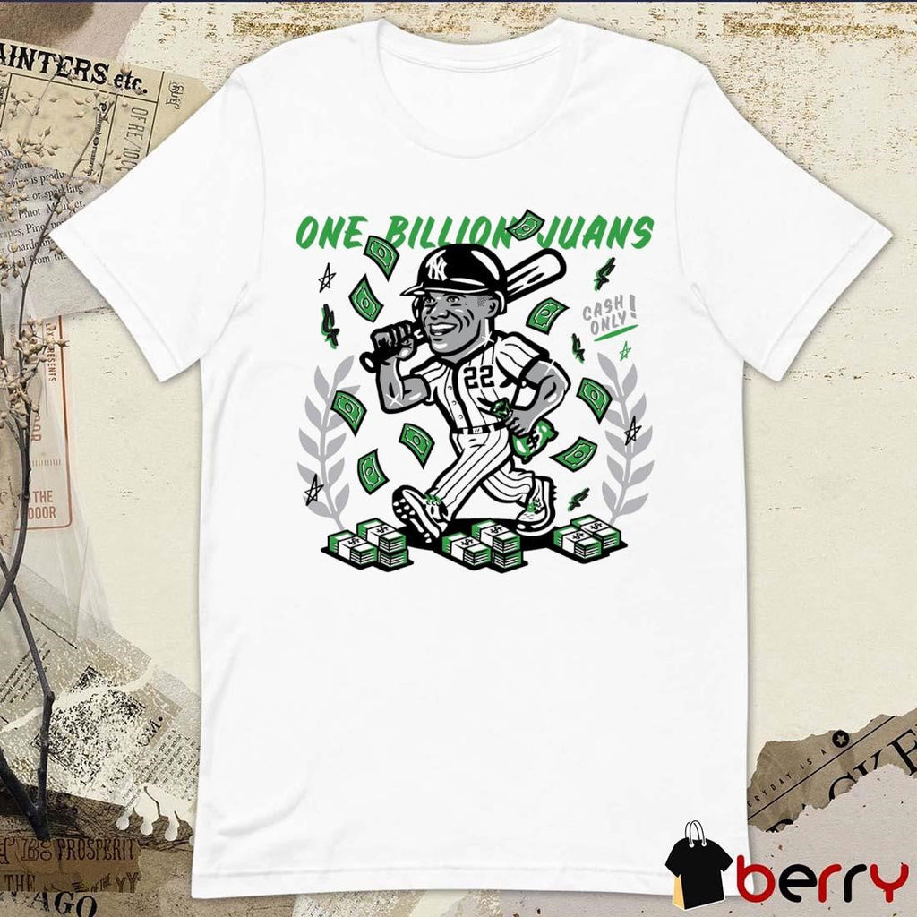 Juan Soto New York Yankees One Billion Juans Cash Only Painting t-shirt