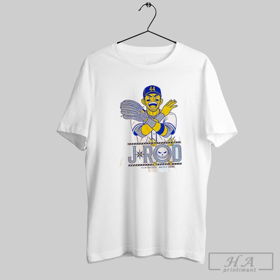 Official Julio Rodriguez Seattle Mariners J Rod No Fly Zone Anime