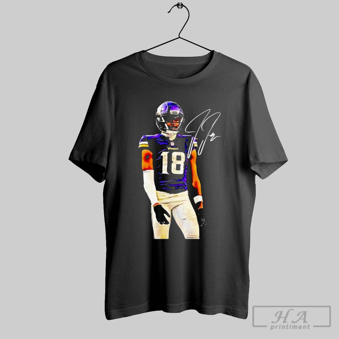 Official Justin Jefferson Minnesota Vikings Signature Classic