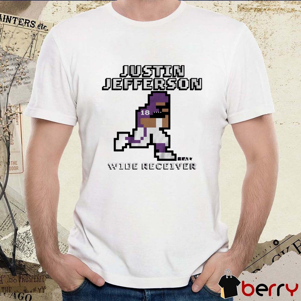 Justin Jefferson Retro Baller Wide Receiver Minnesota Vikings NFL t-shirt
