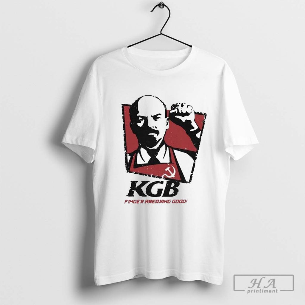 Official Kgb Finger Breaking Good Kfc Meme Logo