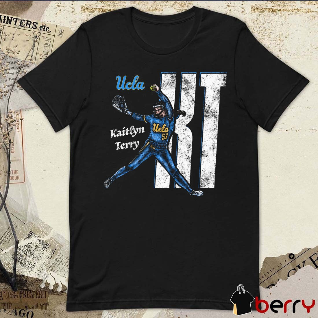 Kaitlyn Terry KT UCLA Bruins Baseball 2025 NCAA Big Ten Conference Vintage t-shirt