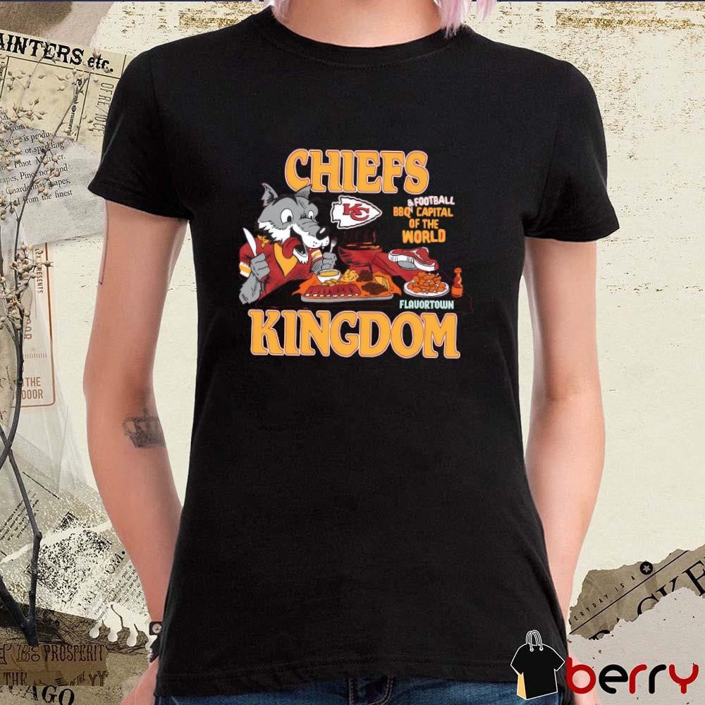 Kansas City Chiefs Guy Fieri’s Flavortown Chiefs Kingdom And Football BBQ Capital Of The World Painting NFL 2024 t-shirt