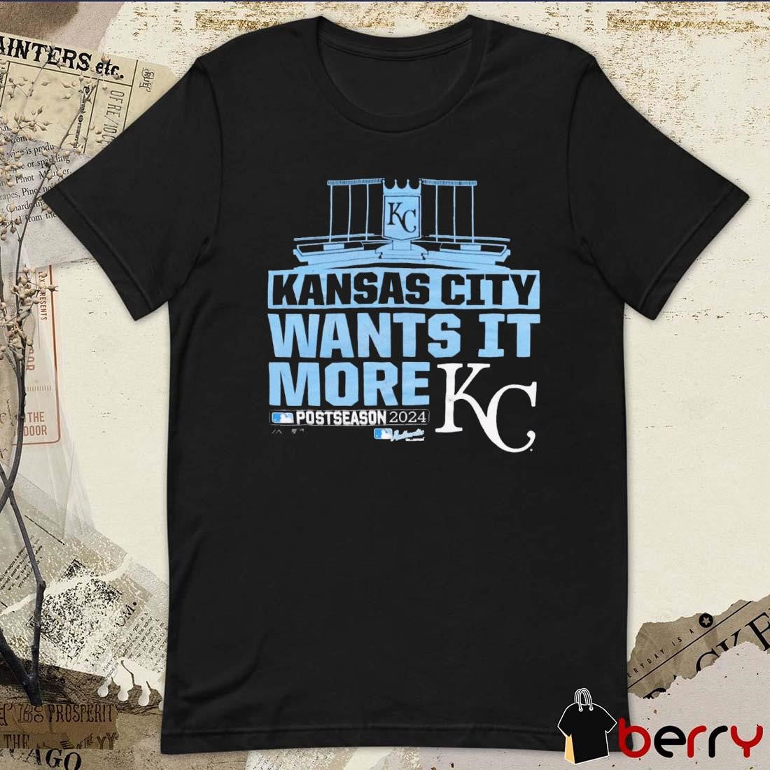 Kansas City Royals MLB Wants It More Postseason 2024 t-shirt