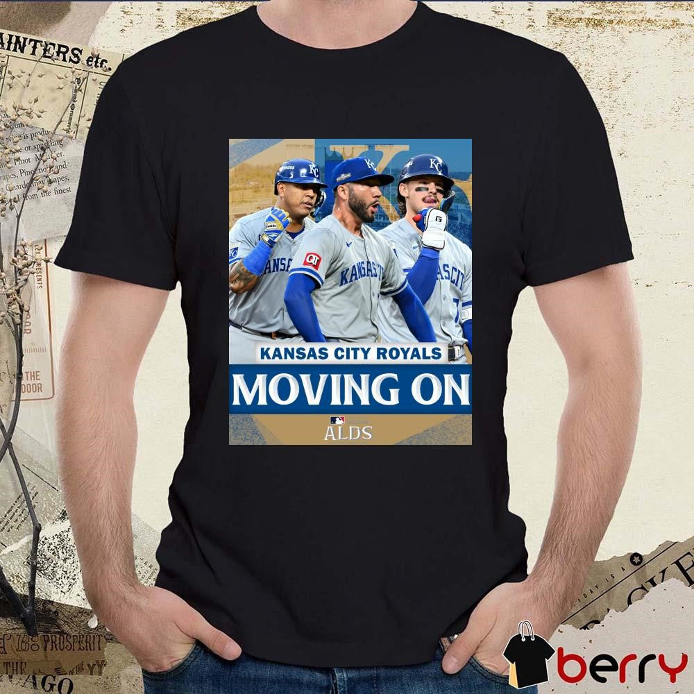 Kansas City Royals Moving On MLB ALDS Poster 2024 t-shirt