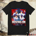 Kansas City Royals Moving On MLB Wild Card Postseason Poster 2024 t-shirt
