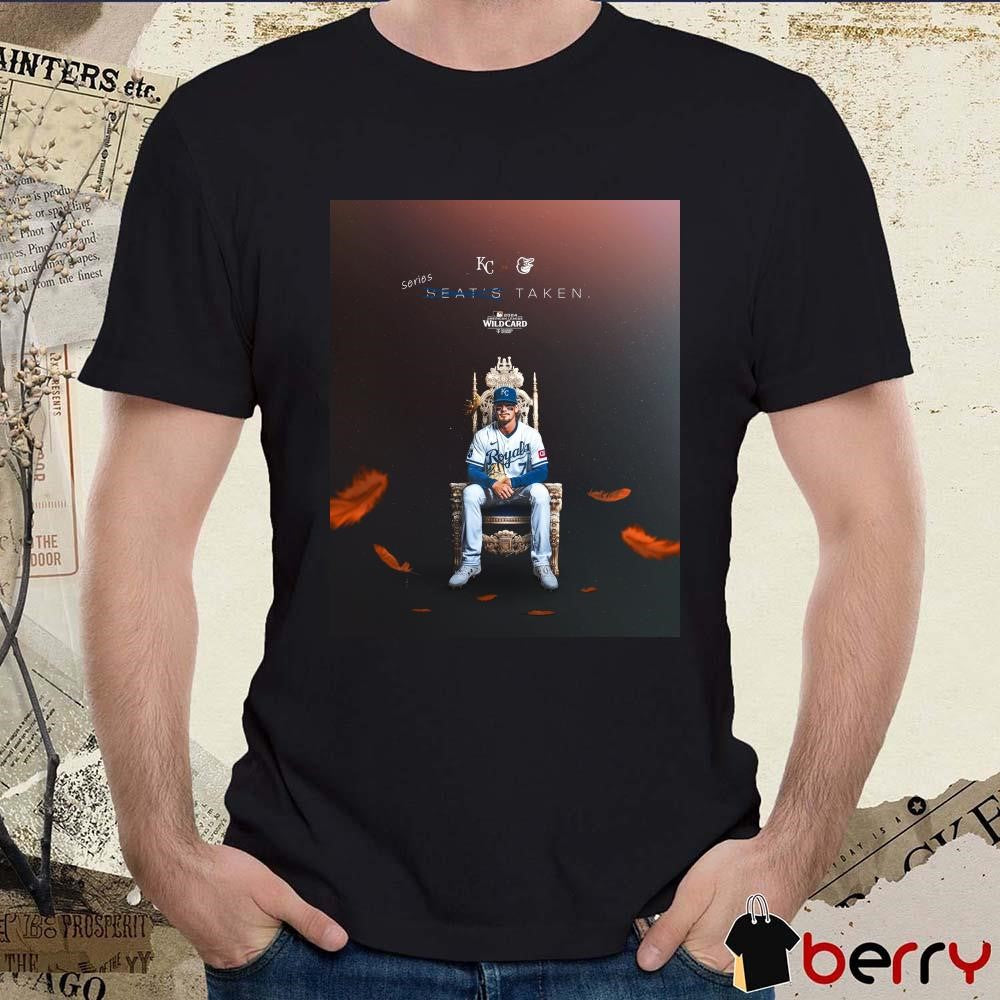 Kansas City Royals vs Baltimore Orioles Series Seat’s Taken MLB American League Wild Card Poster 2024 t-shirt