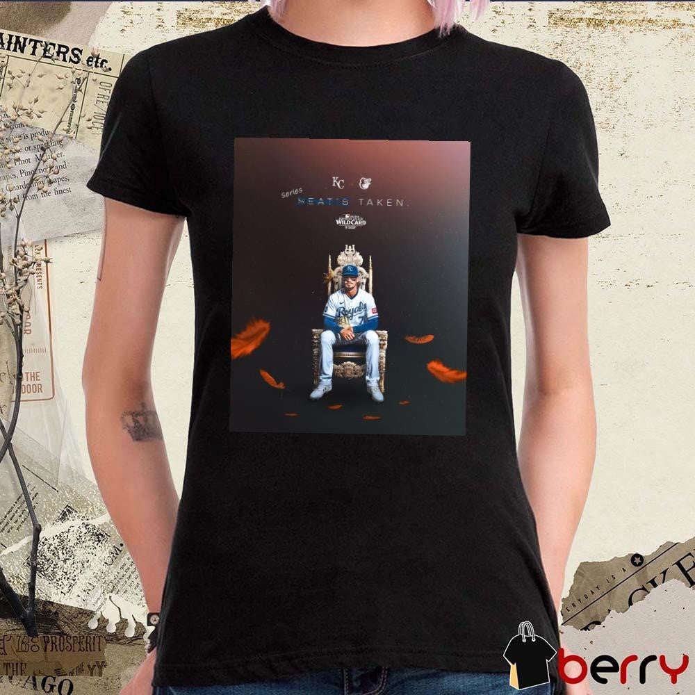 Kansas City Royals vs Baltimore Orioles Series Seat’s Taken MLB American League Wild Card Poster 2024 t-shirt