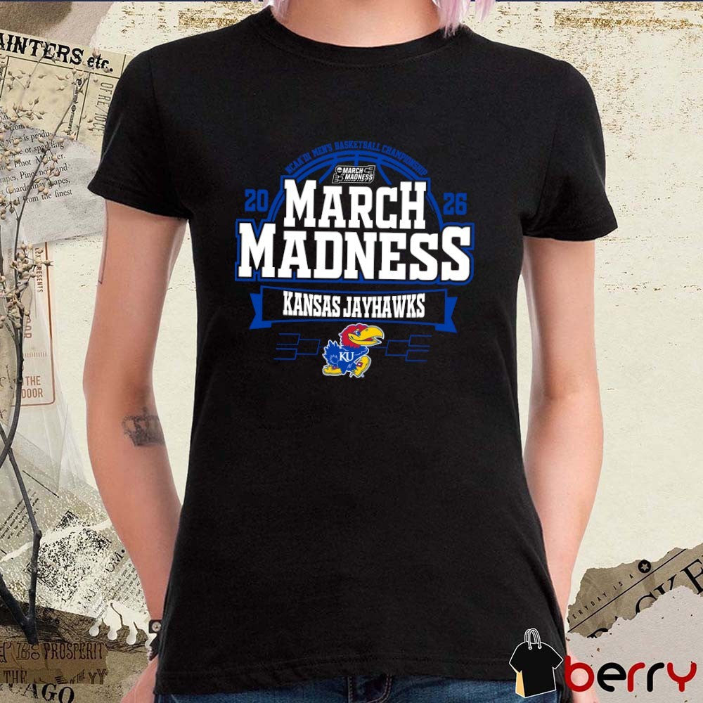 Kansas Jayhawks 2026 NCAA DI Men’s Basketball Championship March Madness t-shirt