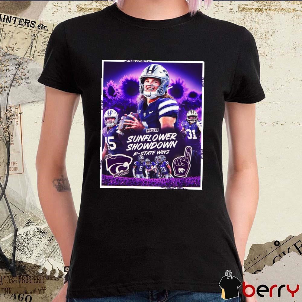 Kansas State Wildcats Wins The Sunflower Showdown Poster t-shirt