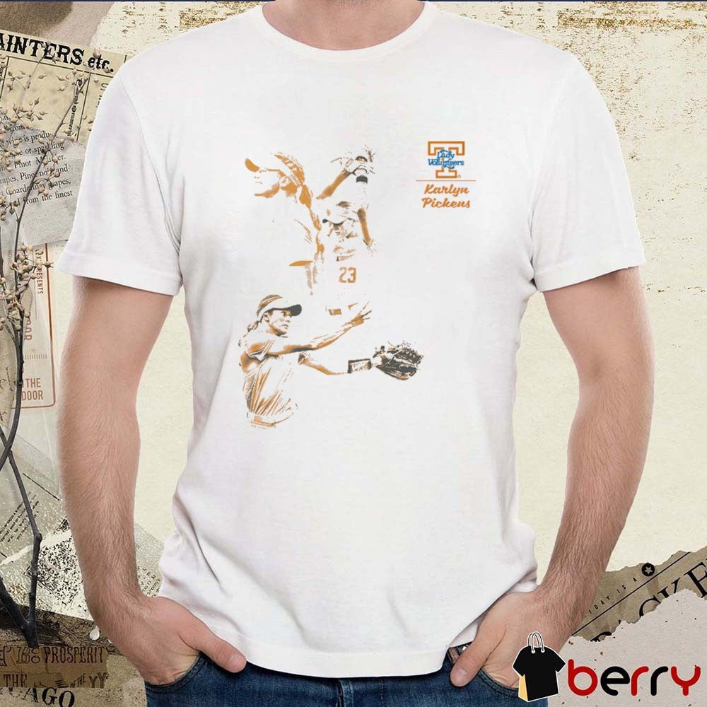 Karlyn Pickens Tennessee Lady Vols Softball NCAA Division I Portrait t-shirt