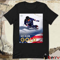 Kate Delson Para Snowboarding Women’s Banked Slalom LL2 Gold Medal Poster t-shirt