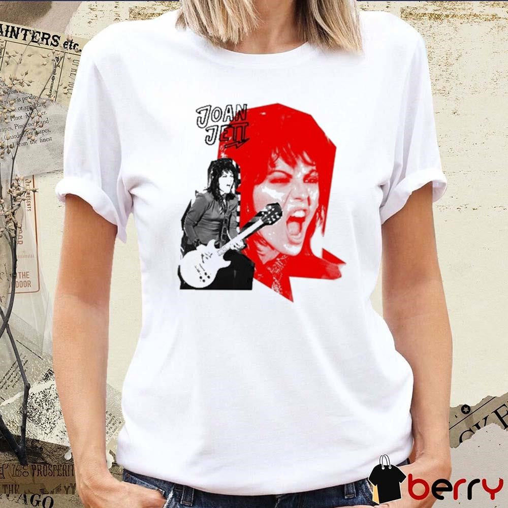 Kathleen Hanna Wearing Joan Jett Icon Painting t-shirt