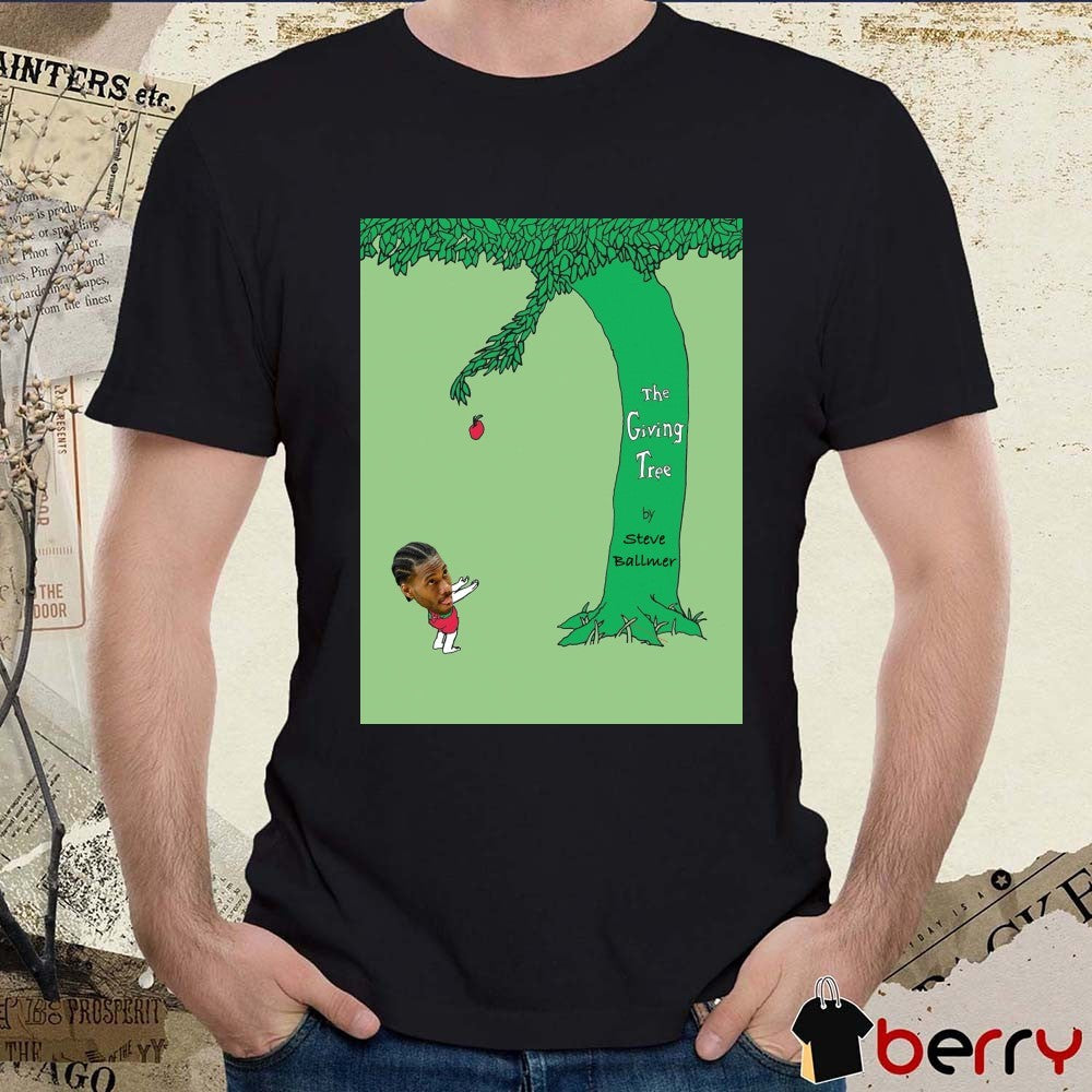 Kawhi Leonard Los Angeles Clippers The Giving Tree By Steve Ballmer Painting Poster t-shirt