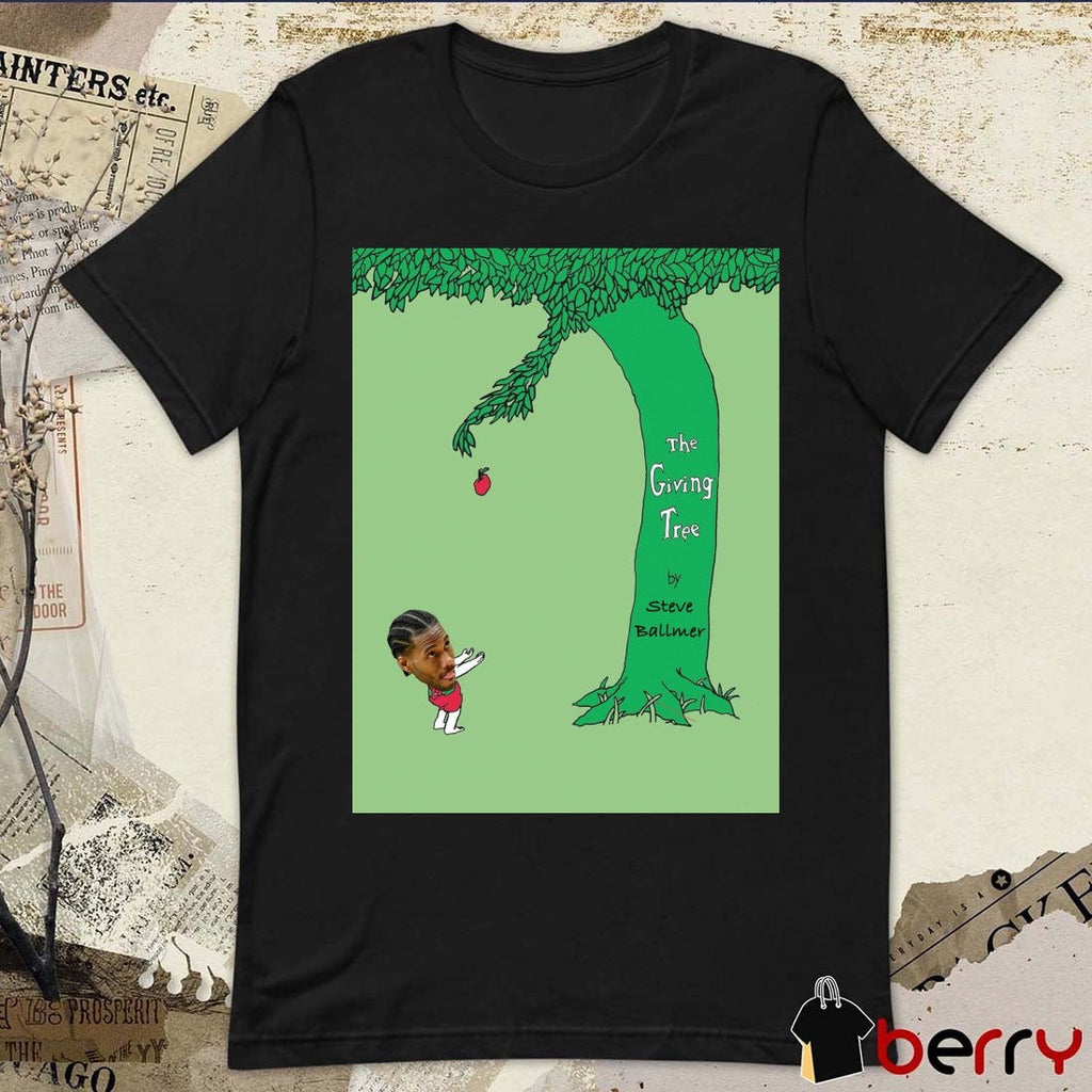 Kawhi Leonard Los Angeles Clippers The Giving Tree By Steve Ballmer Painting Poster t-shirt
