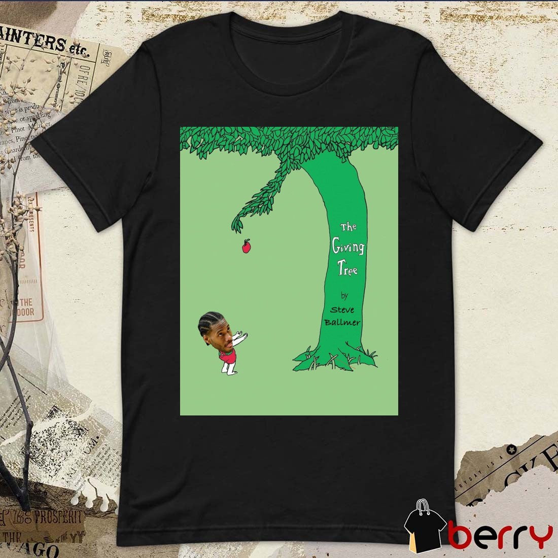 Kawhi Leonard Los Angeles Clippers The Giving Tree By Steve Ballmer Painting Poster t-shirt