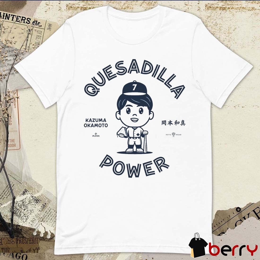 Kazuma Okamoto Quesadilla Power Toronto Blue Jays MLB t-shirt