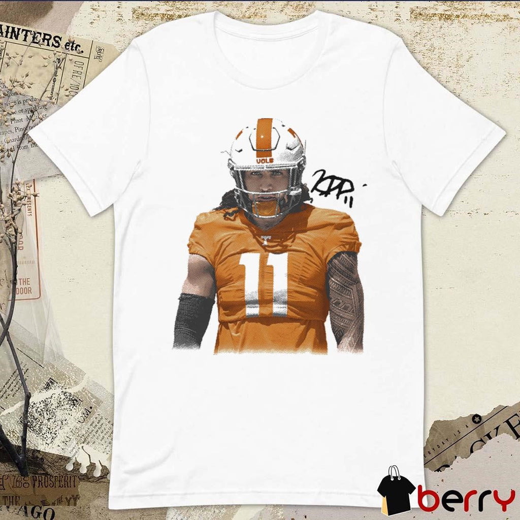 Keenan Pili Tennessee Vols NCAA Portrait t-shirt