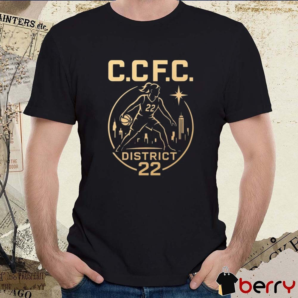 Ken Swift Ccfc District 22 Caitlin Clark Basketball t-shirt