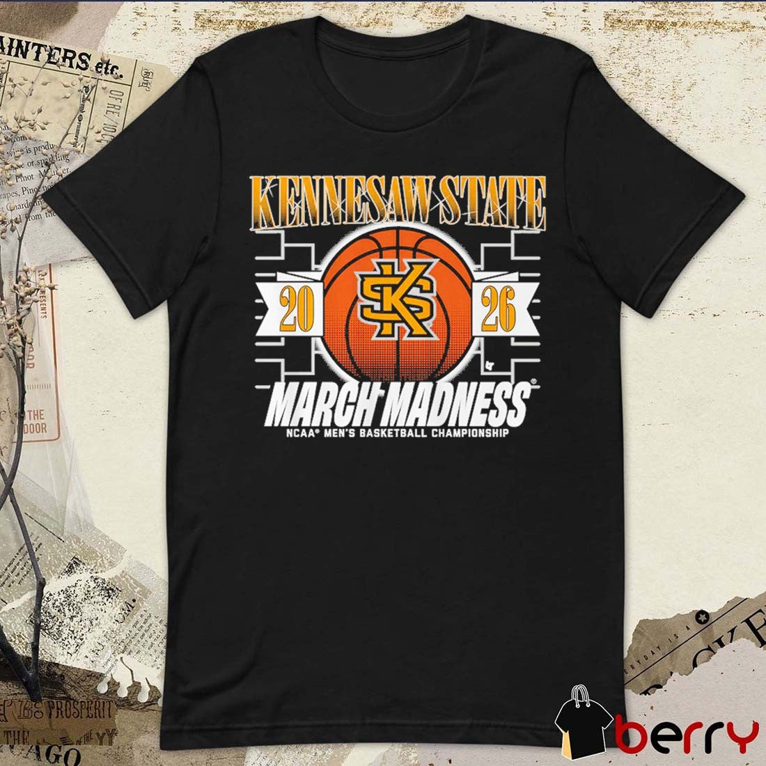 Kennesaw State Owls MBB 2026 NCAA Men’s Basketball Championship March Madness t-shirt