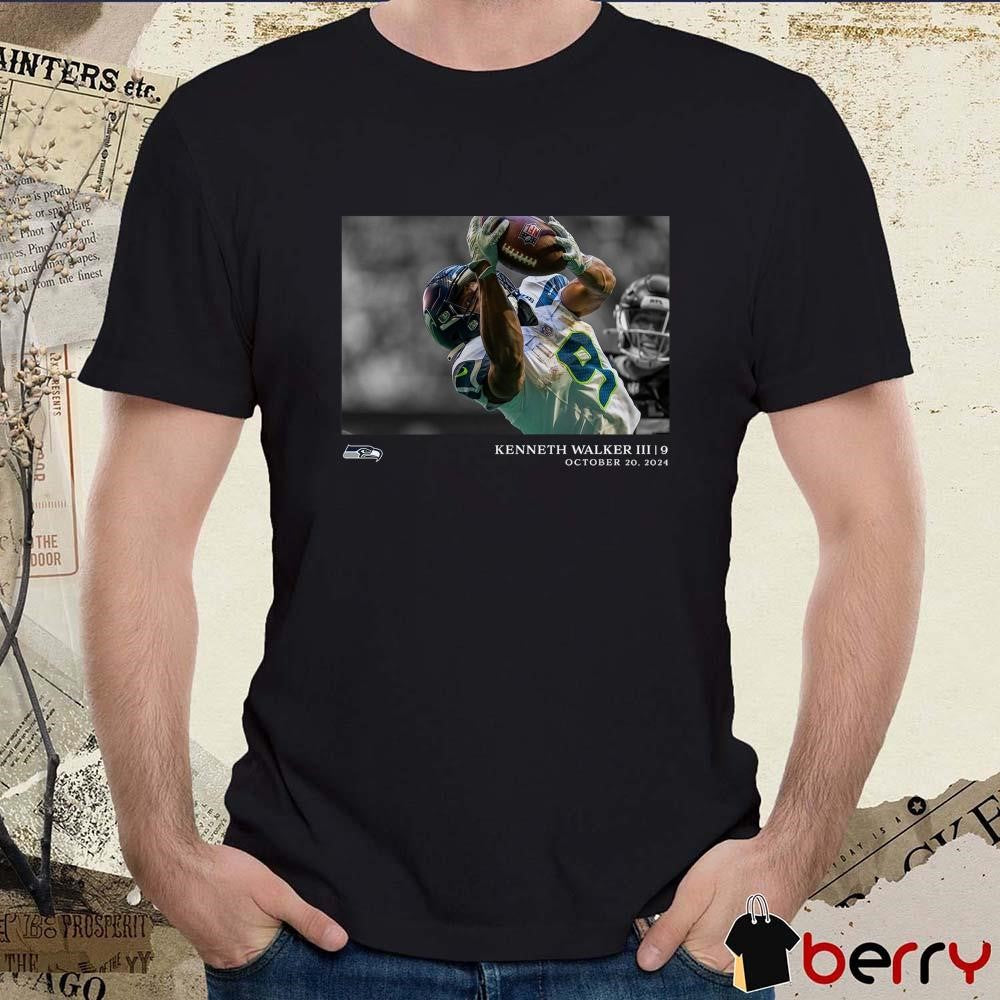 Kenneth Walker III Seattle Seahawks NFL Flash Features Week 7 Oct 20 2024 t-shirt