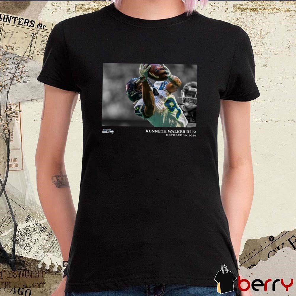 Kenneth Walker III Seattle Seahawks NFL Flash Features Week 7 Oct 20 2024 t-shirt