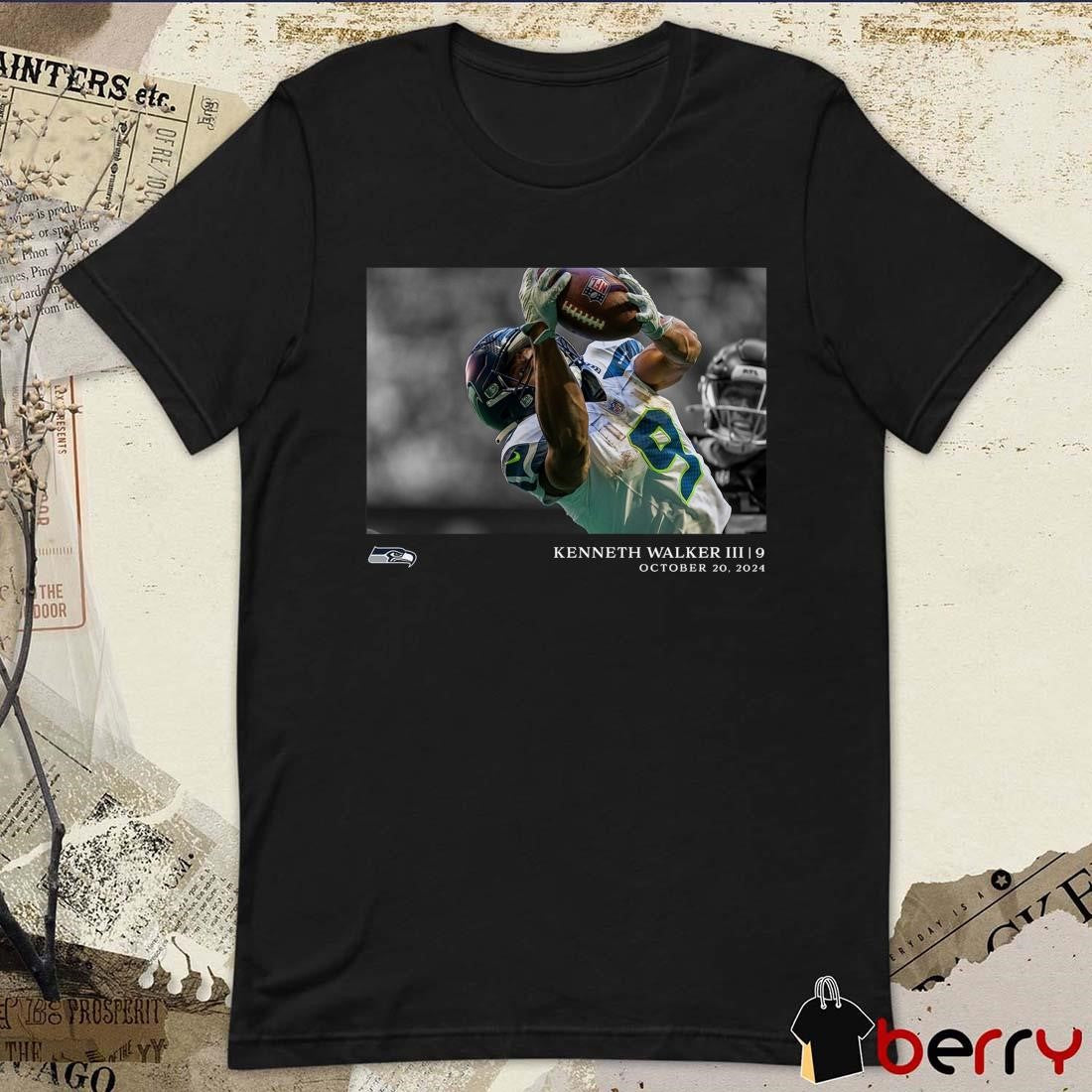 Kenneth Walker III Seattle Seahawks NFL Flash Features Week 7 Oct 20 2024 t-shirt