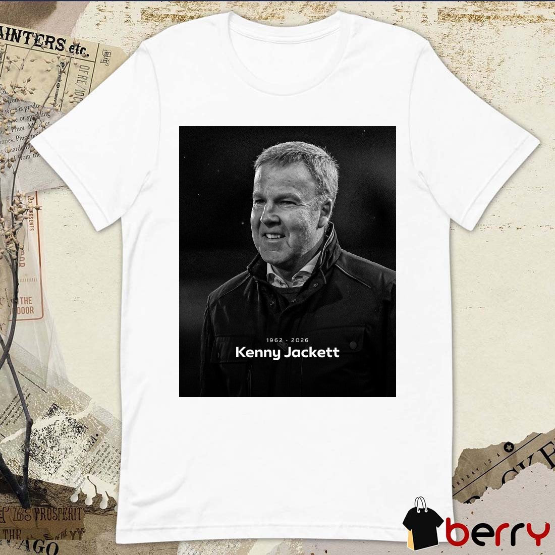 Kenny Jackett 1962 – 2026 Sky Sports Football Poster t-shirt