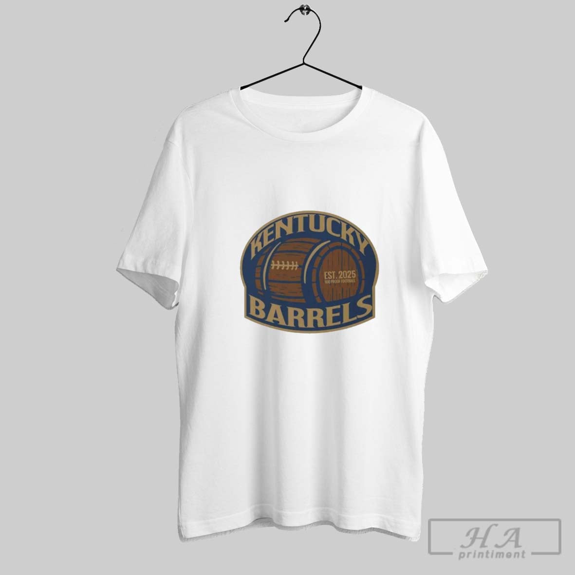 Official Kentucky Barrels Est 2025 100 Proof Football