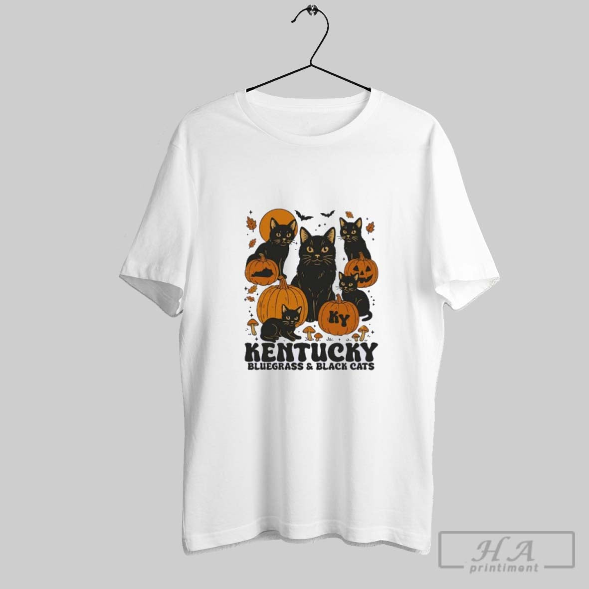Official Kentucky Bluegrass Black Cats Halloween