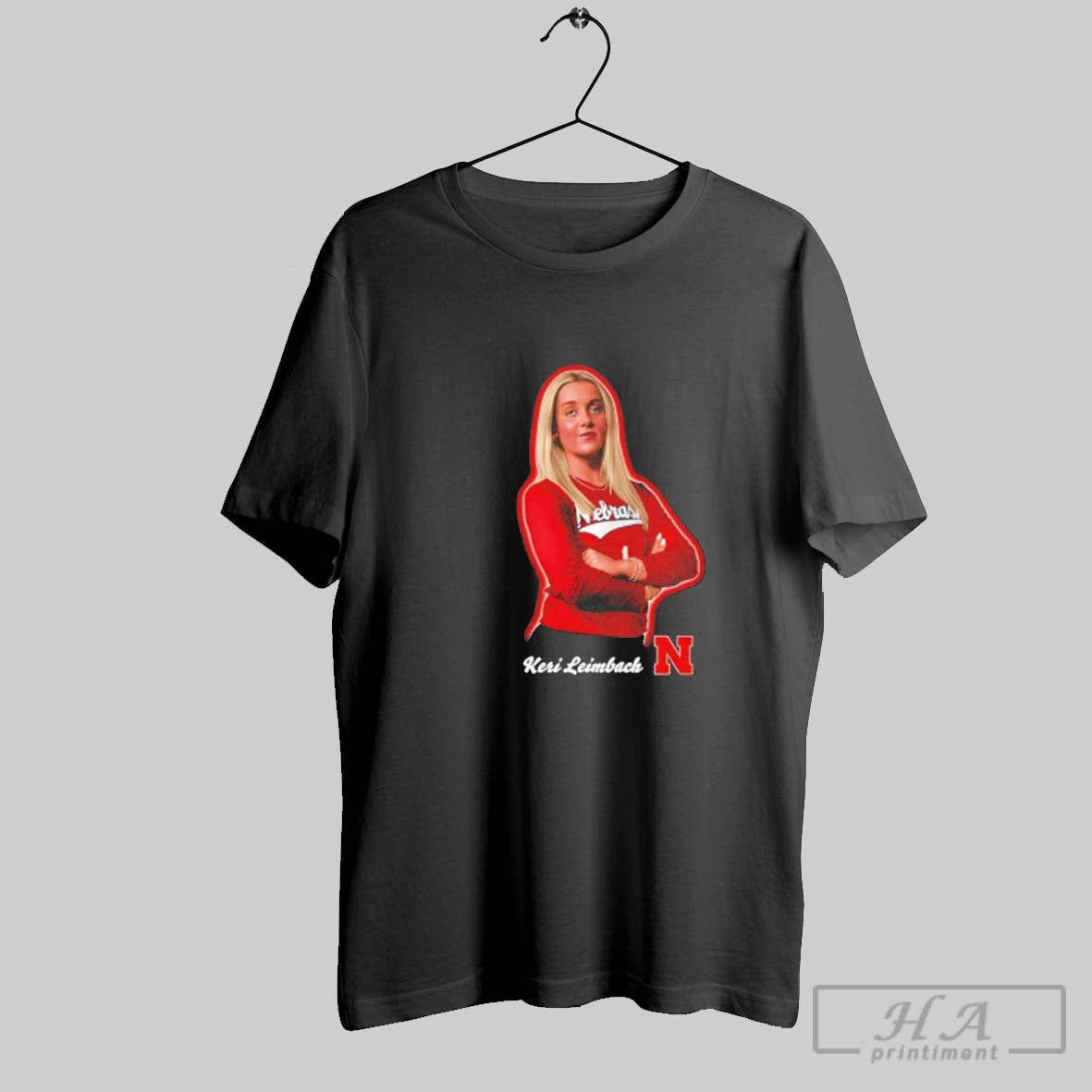 Official Keri Leimbach Nebraska Huskers Canvas