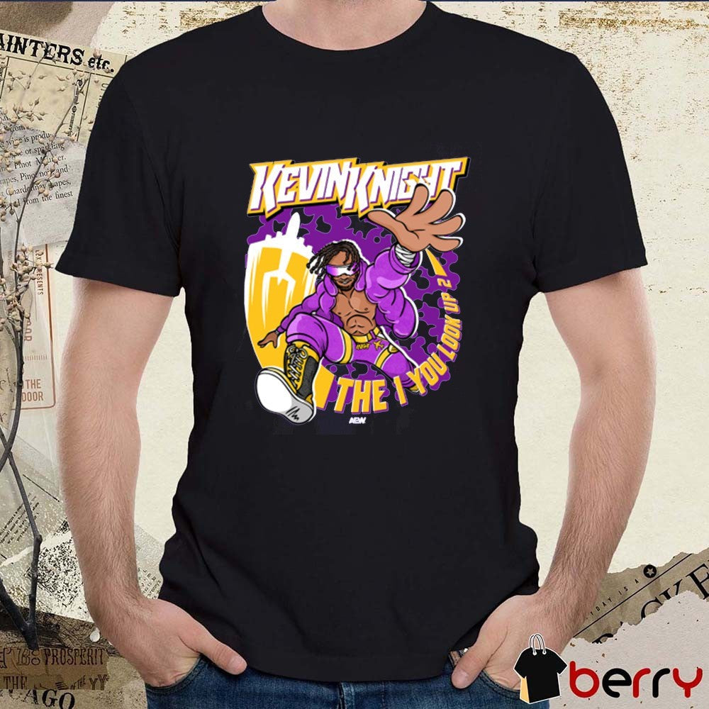 Kevin Knight – The 1 You Look Up 2 AEW 2025 Cartoon t-shirt