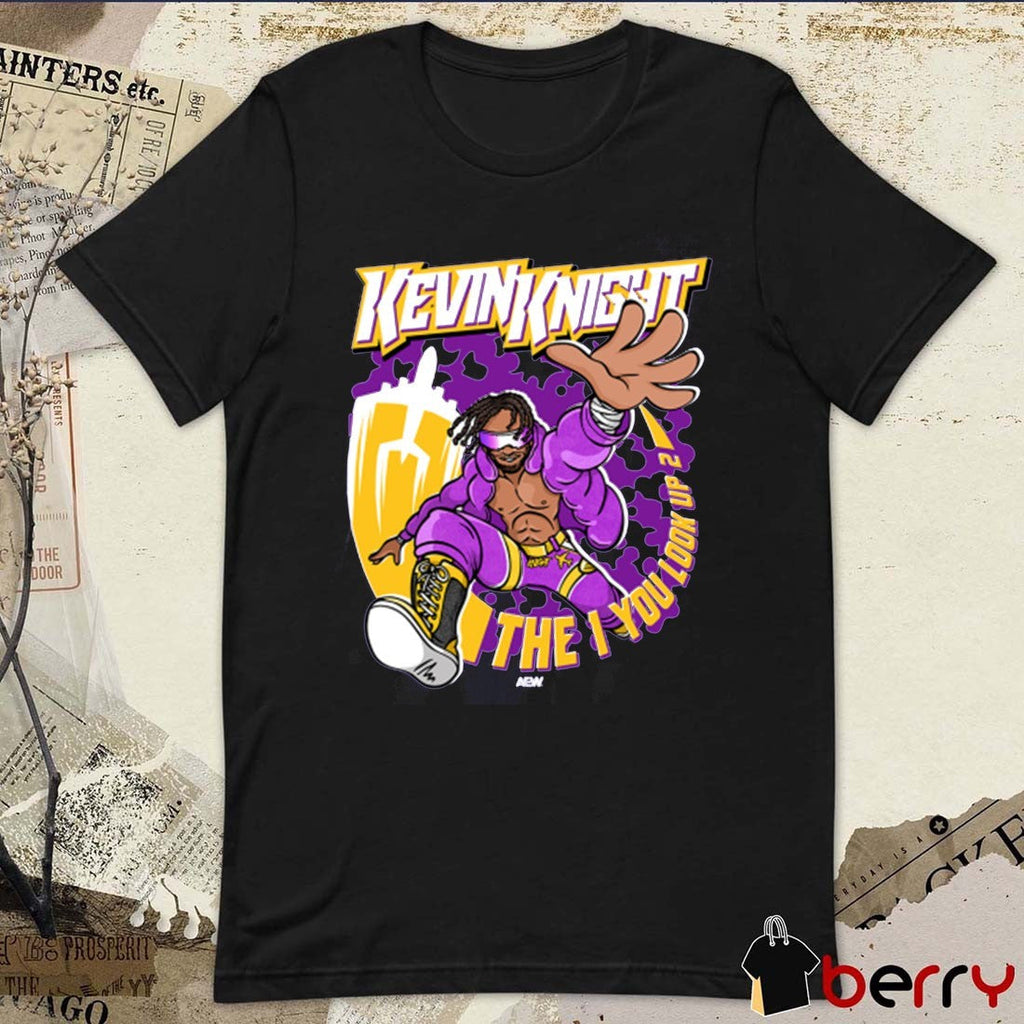 Kevin Knight – The 1 You Look Up 2 AEW 2025 Cartoon t-shirt
