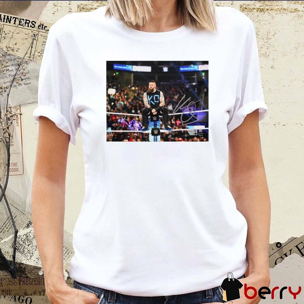 Kevin Owens Autographed Photograph Signature Poster t-shirt